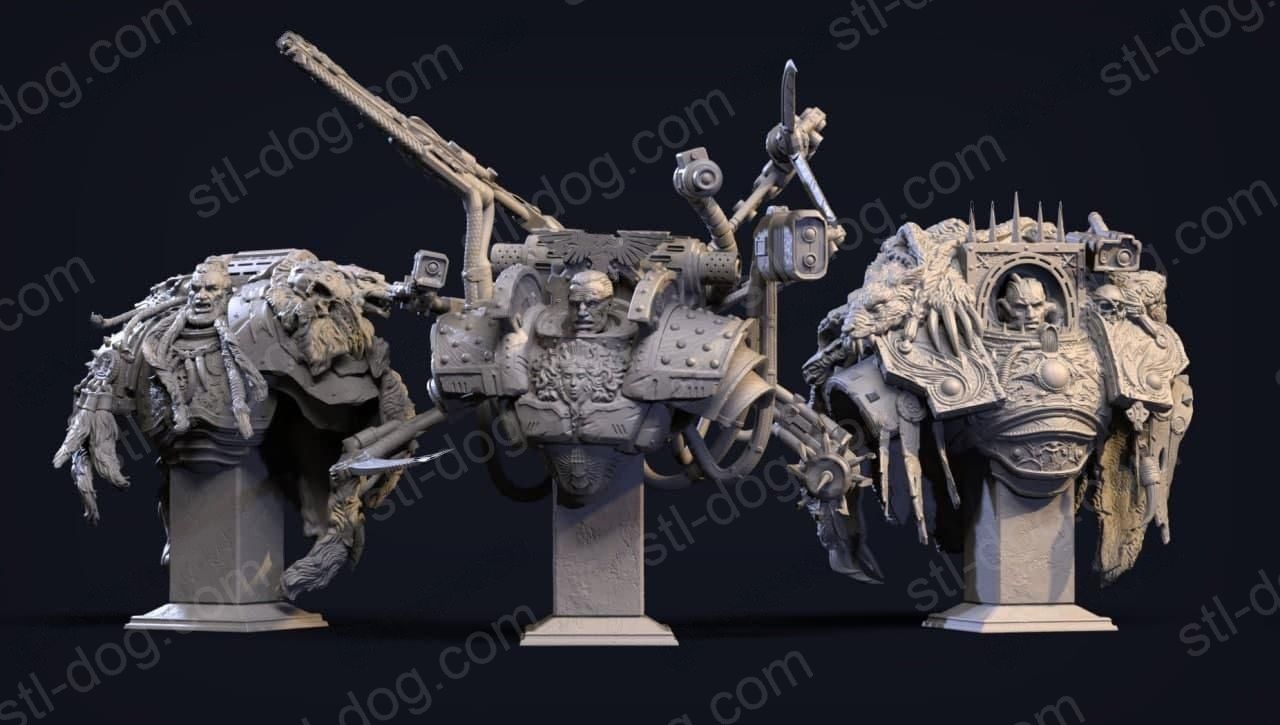 战锤40K 星际战士 (Space Marine) 3D打印图纸